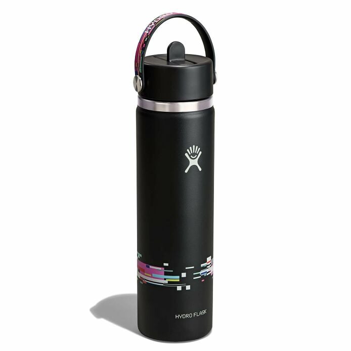 glitch-collection-24-oz-bottle-with-flex-straw-cap-y8 le26-w24-1007-24-oz-wide-flex-straw-cap-glitch-black-angled.jpg