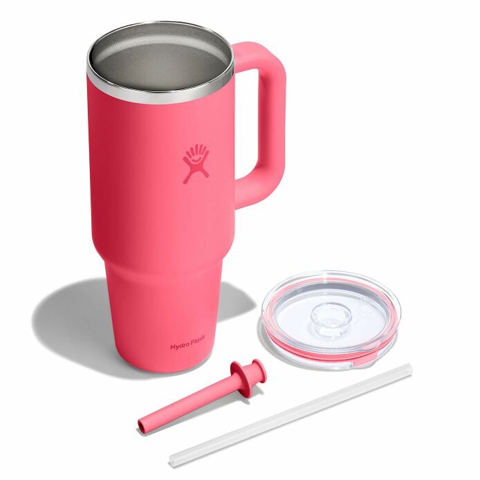 40-oz-travel-tumbler-v9 tt40pscc668-40-oz-travel-tumbler-clear-lid-popstar-pink-exploded.jpg